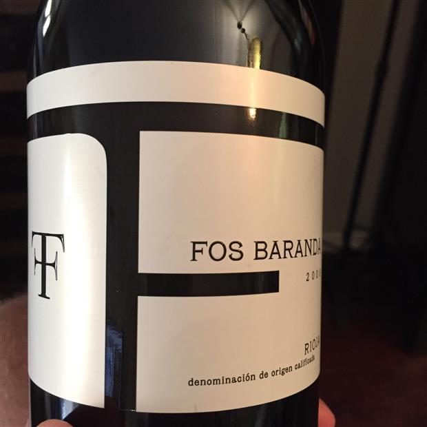 2008 Bodegas Fos Rioja Crianza, Spain, La Rioja, Rioja - CellarTracker