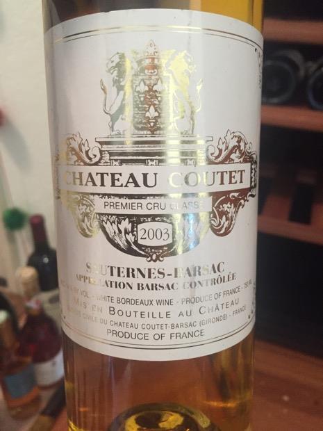 ワイン Chateau Coustet BARSAC1986 Ch. Coutet Barsac(シャトー・クーテ バルサック) | Vinica 無料