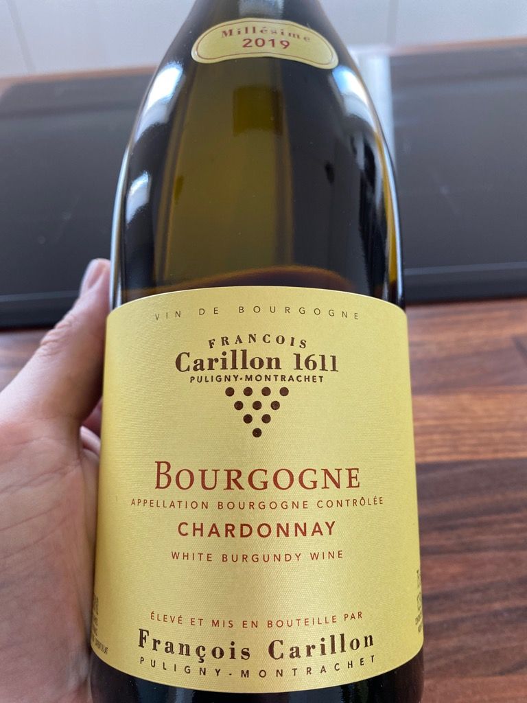 2019 Francois Carillon Bourgogne Blanc, France, Burgundy, Bourgogne ...