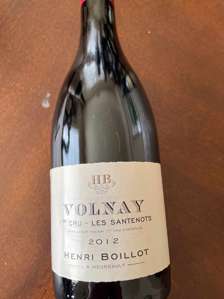 2012 Henri Boillot Volnay 1er Cru Santenots - CellarTracker