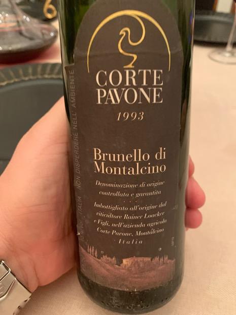 ワイン Corte Pavone Brunello di Montalcino 1993 1993 Tenuta Corte Pavone Brunello di Montalcino - CellarTracker