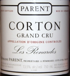 2019 Domaine Parent Corton-Renardes - CellarTracker