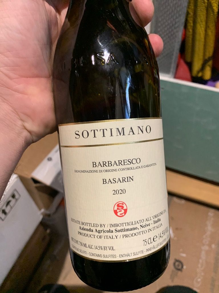 2020 Sottimano Barbaresco Basarin, Italy, Piedmont, Langhe, Barbaresco ...