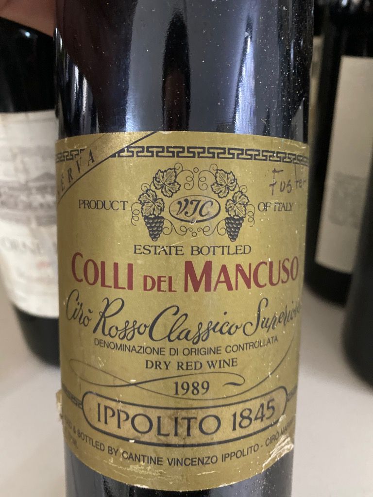 2018 Ippolito Cir Classico Superiore Colli del Mancuso Riserva