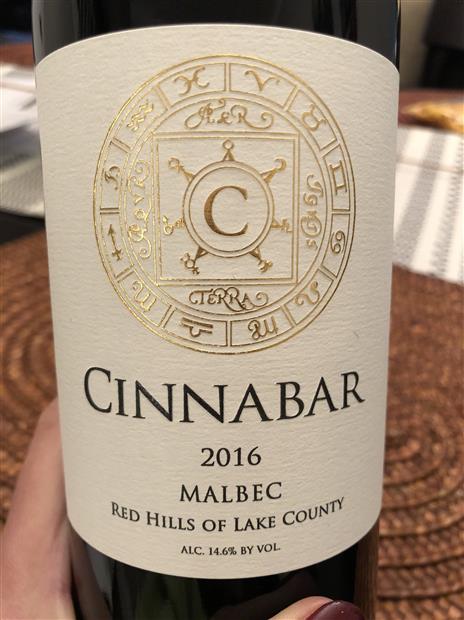 2021 Cinnabar Malbec - CellarTracker
