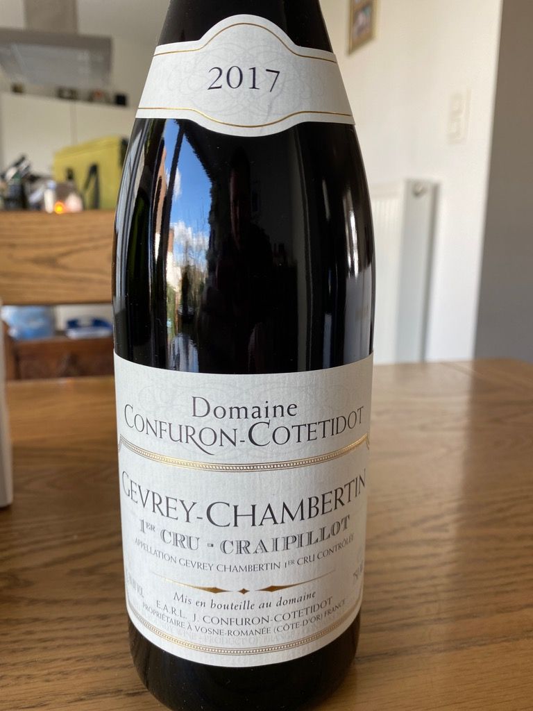 2018 J. Confuron-Cotetidot Gevrey-Chambertin 1er Cru Craipillot, France ...