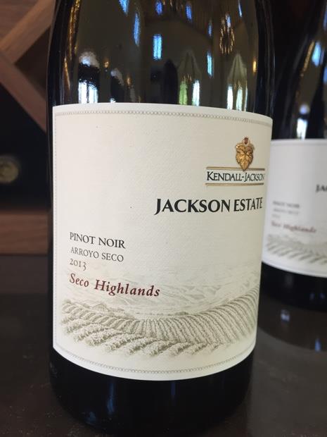 ワイン Kendall-Jackson Jackson Estate 2012 2012 Kendall-Jackson Pinot Noir Jackson Estate Seco Highlands