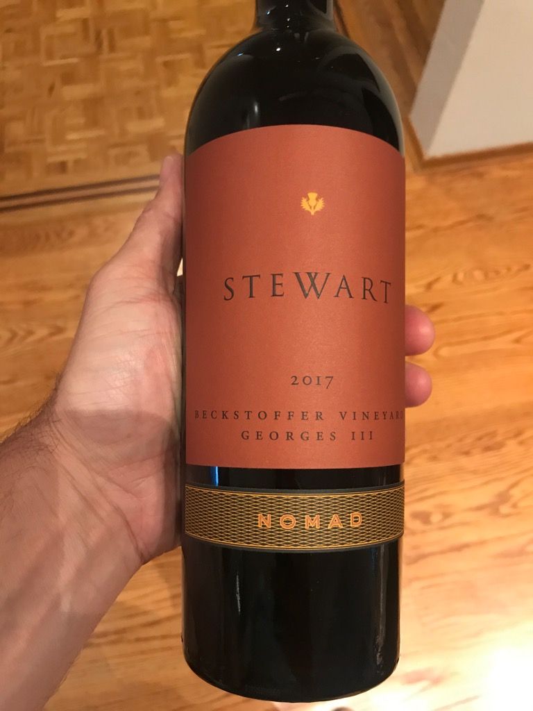 2017 Stewart Sauvignon Nomad Beckstoffer III, USA