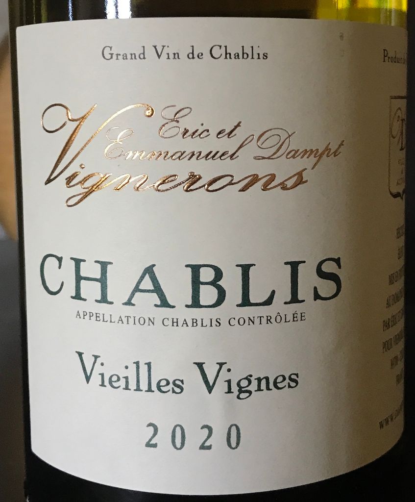 2022 Domaine Dampt Frères Chablis Vieilles Vignes - CellarTracker