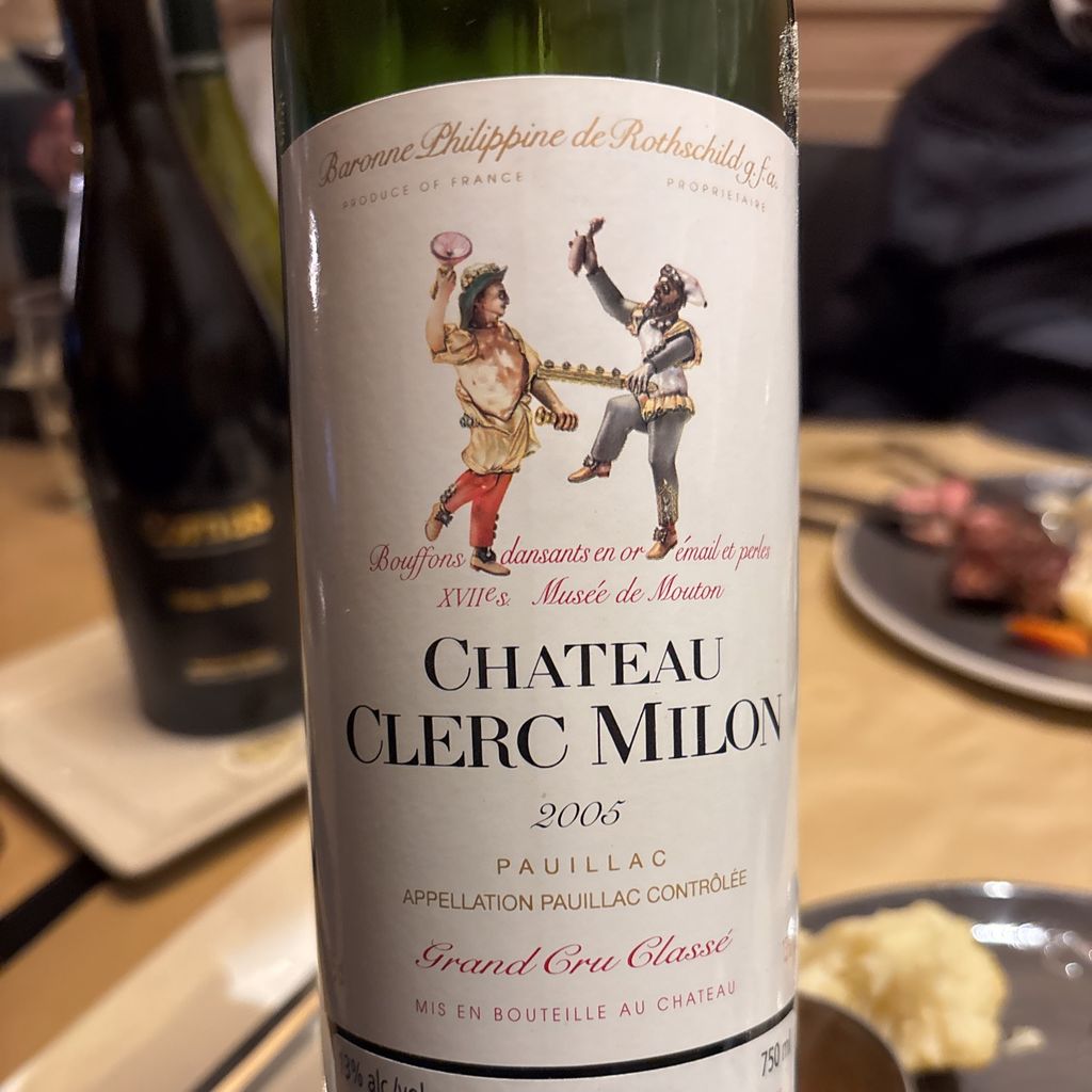 シャトー・クレール・ミロン　2005　Chateau Clerc Milon 2005 Château Clerc Milon - CellarTracker