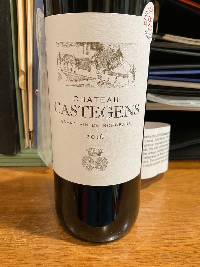 2016 Château Castegens - CellarTracker