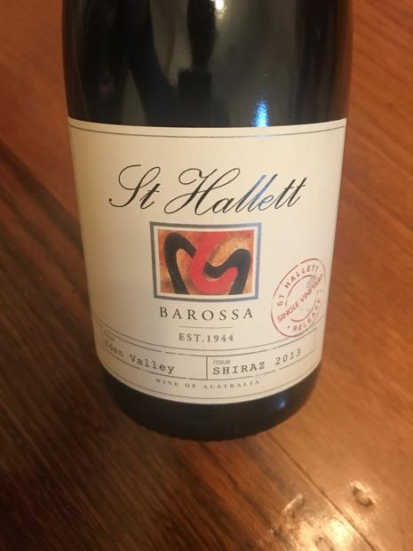 St hallett single vineyard shiraz 2020