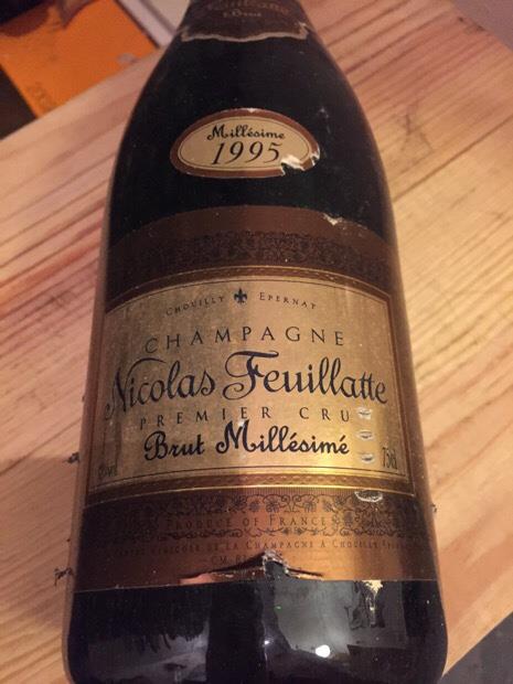 Champagne Brut Feuillatte Nicolas Millésimé 1995 Cuvée CellarTracker Spéciale -