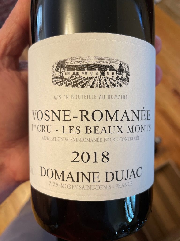 2018 Domaine Dujac Vosne-Romanée 1er Cru Les Beaux Monts