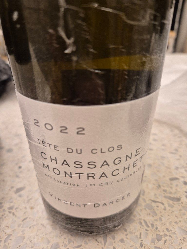 2022 Vincent Dancer Chassagne-Montrachet 1er Cru Tête du Clos