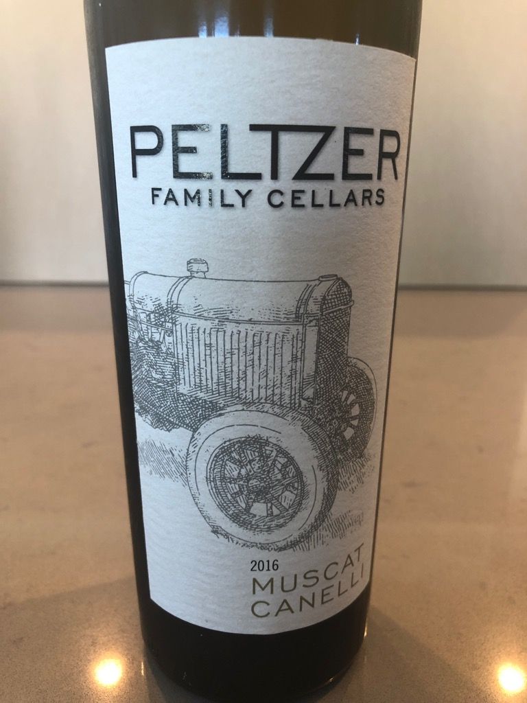 2016 Peltzer Family Cellars Muscat Canelli - CellarTracker
