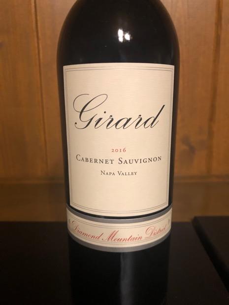 2016 Girard Winery Cabernet Sauvignon Diamond Mountain, USA, California ...