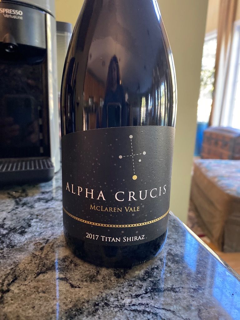 2017 Chalk Hill Wines Shiraz Alpha Crucis "Titan", Australia, South