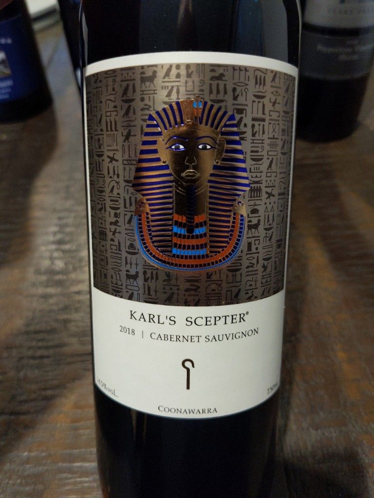 Scepter Label 2020 Karl’s Scepter Cabernet Sauvignon, Australia, South Australia ...