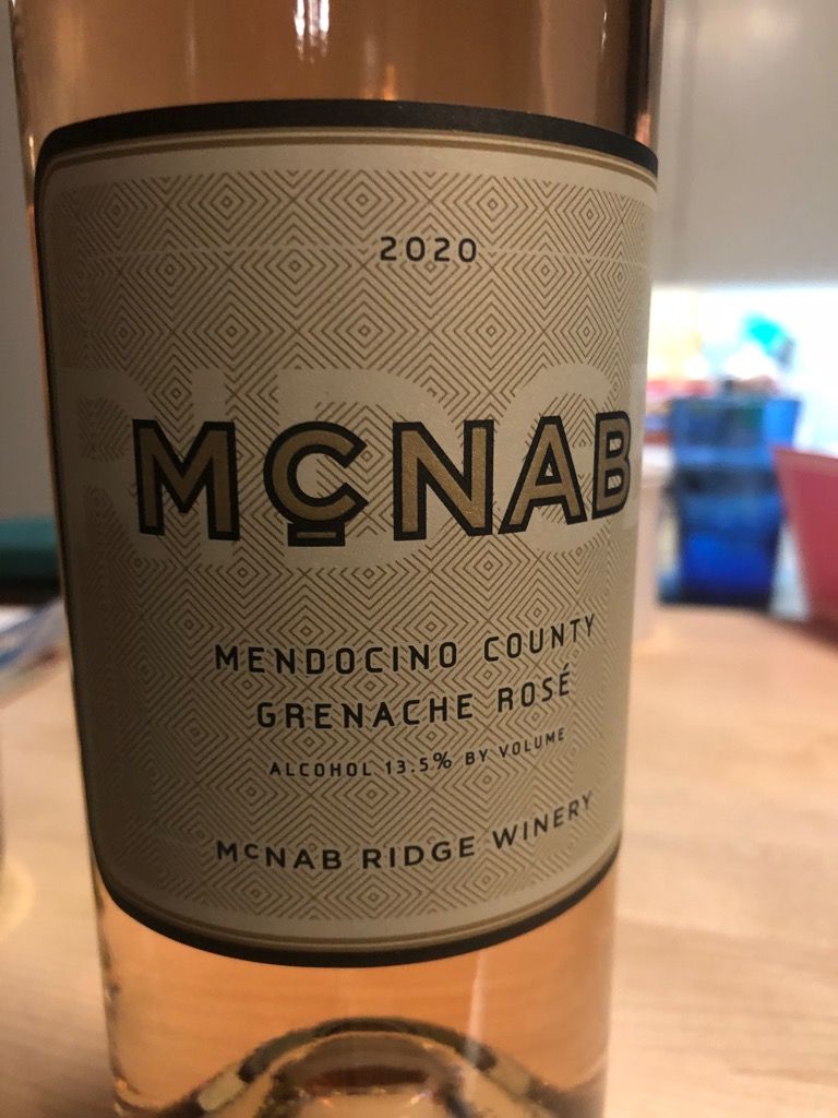 2020 McNab Ridge Grenache Rosé, USA, California, North Coast, Mendocino