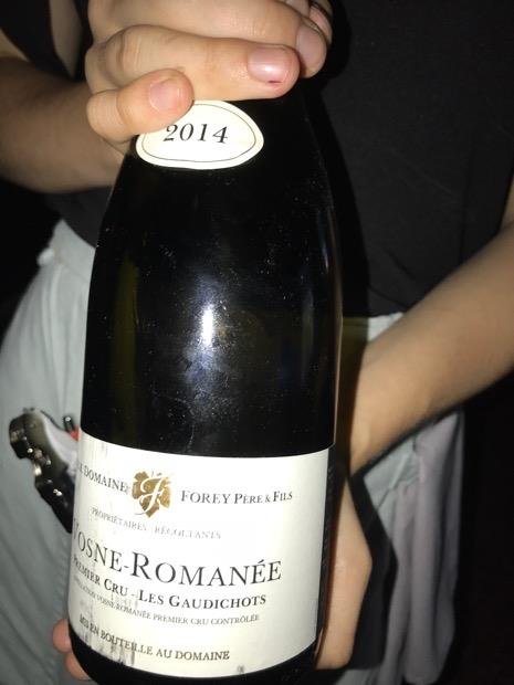 2014 Forey Père et Fils Vosne-Romanée 1er Cru Les Gaudichots