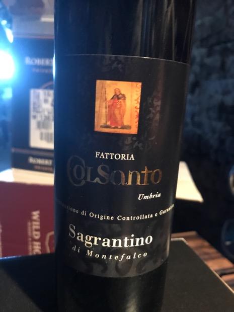 2011 Fattoria Colsanto Montefalco Sagrantino, Italy, Umbria, Montefalco ...