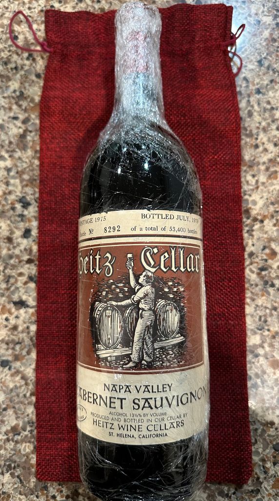 1970 Heitz Cellar Cabernet Sauvignon Martha's Vineyard - CellarTracker