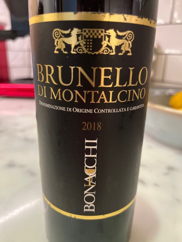 2019 Cantine Bonacchi Brunello di Montalcino, Italy, Tuscany ...