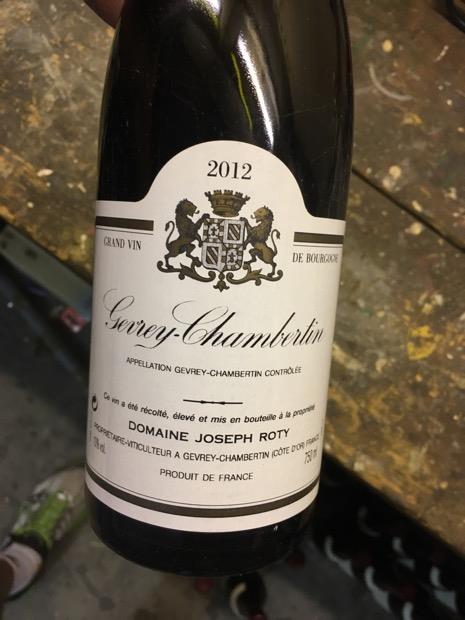 2012 Joseph & Philippe Roty Griotte-Chambertin Grand Cru