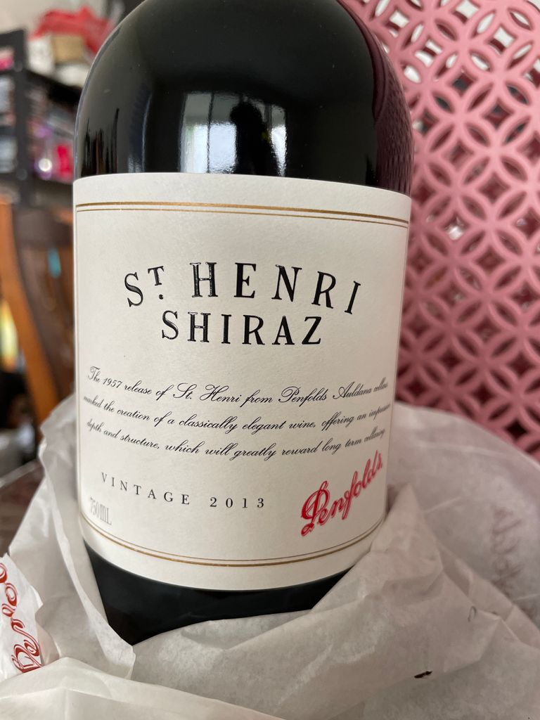 2013 Penfolds Shiraz St. Henri - CellarTracker