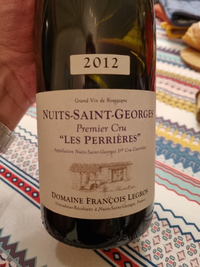 2020 Domaine François Legros Nuits St. Georges 1er Cru Les