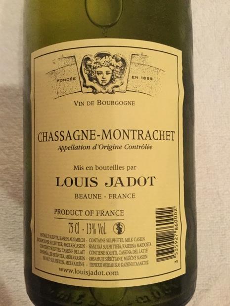 2013 Louis Jadot Chassagne-Montrachet - CellarTracker