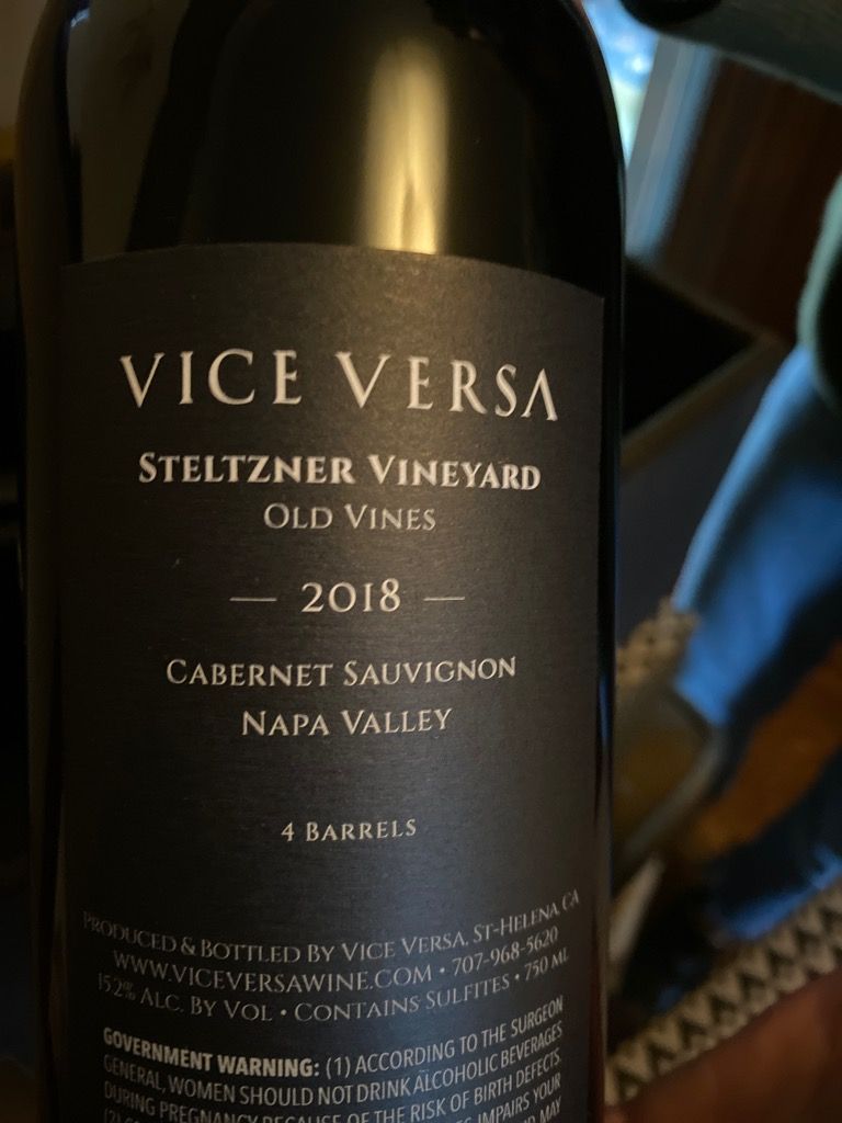 vice versa wine