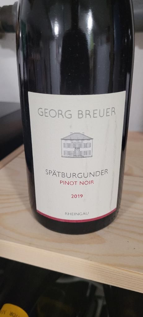 2019 Georg Breuer Spätburgunder Pinot Noir, Germany, Rheingau ...
