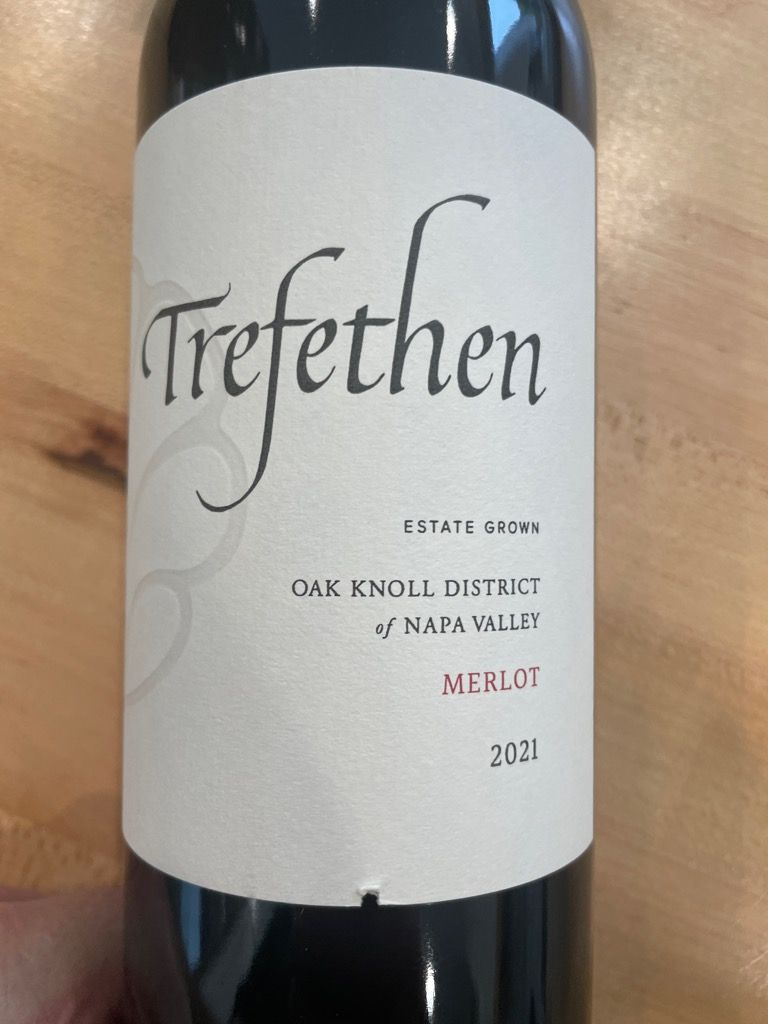 2021 Trefethen Merlot Estate Grown - CellarTracker