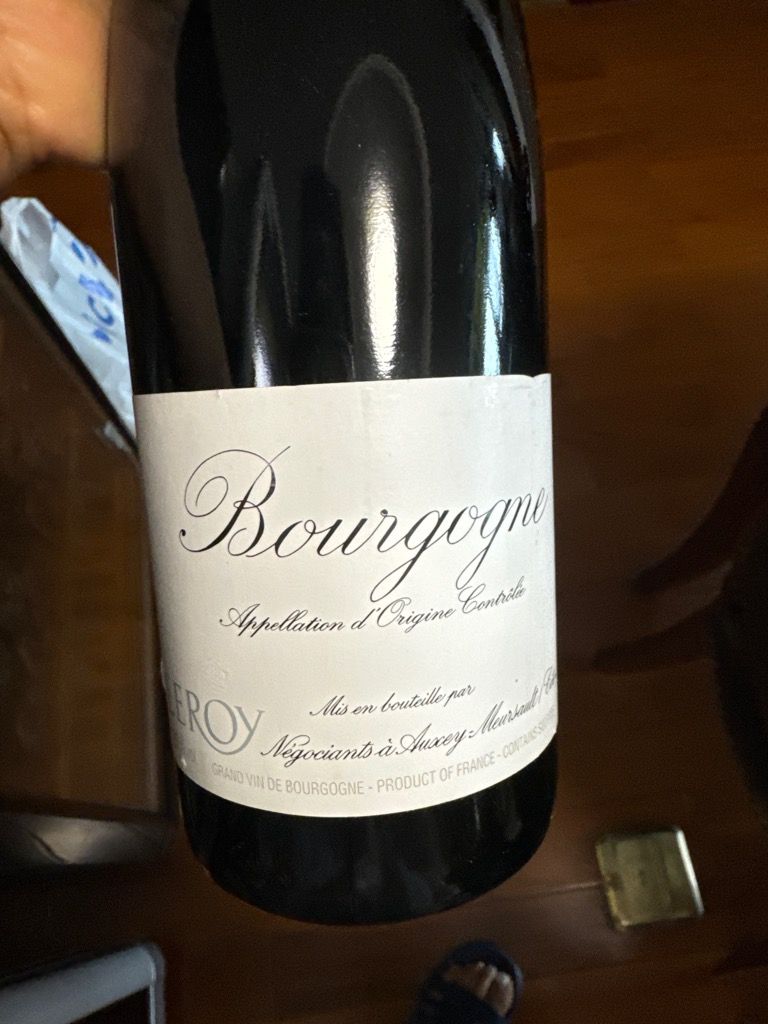 ワイン Leroy Chateau Bourgogne 2014 750ml 2014 Maison Leroy Bourgogne - CellarTracker