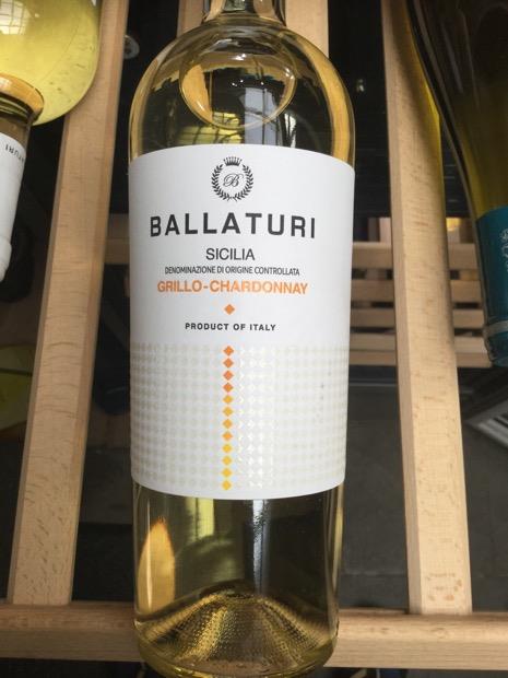 2014 Ballaturi Grillo Sicilia Chardonnay-Grillo, Italy ...