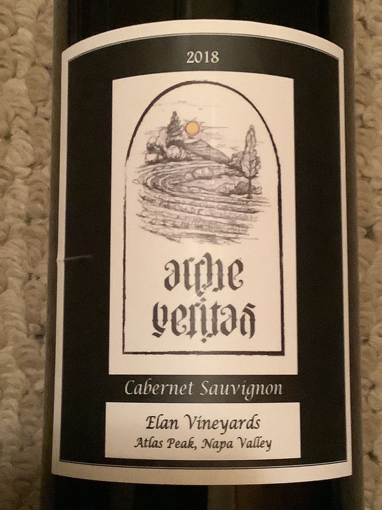 2018 Arche Veritas Cabernet Sauvignon Elan Vineyards CellarTracker