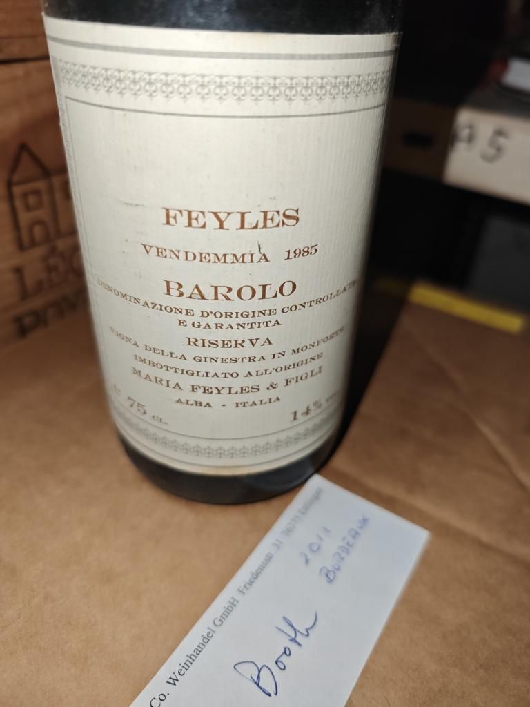 2008 Feyles Barbaresco Riserva Bordini Vigna di Montesommo