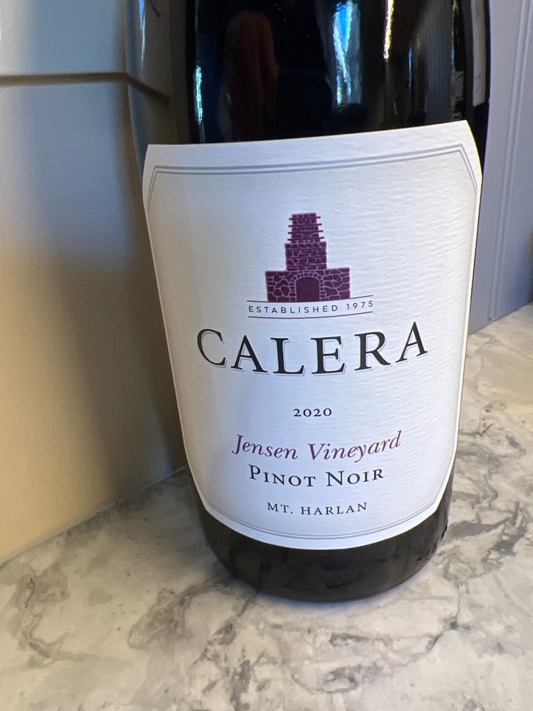 2020 Calera Pinot Noir Jensen Vineyard, USA, California, Central Coast