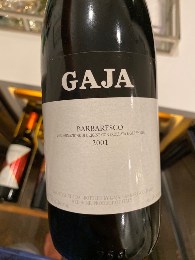 2001 Gaja Barbaresco - CellarTracker
