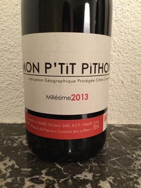 2012 Domaine Olivier Pithon Vin De Pays Des Côtes Catalanes Mon P'tit ...