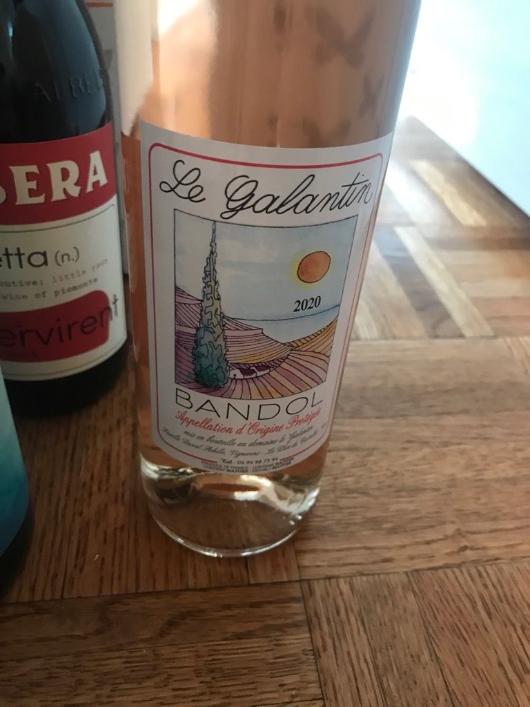 2020 Domaine le Galantin Bandol Rosé, France, Provence, Bandol