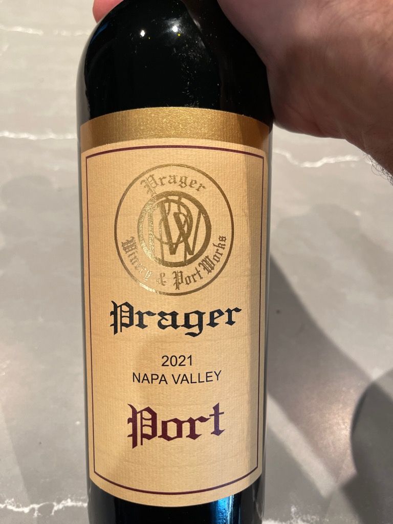 2021 Prager Winery and Port Works Red Wine, USA, California, Napa