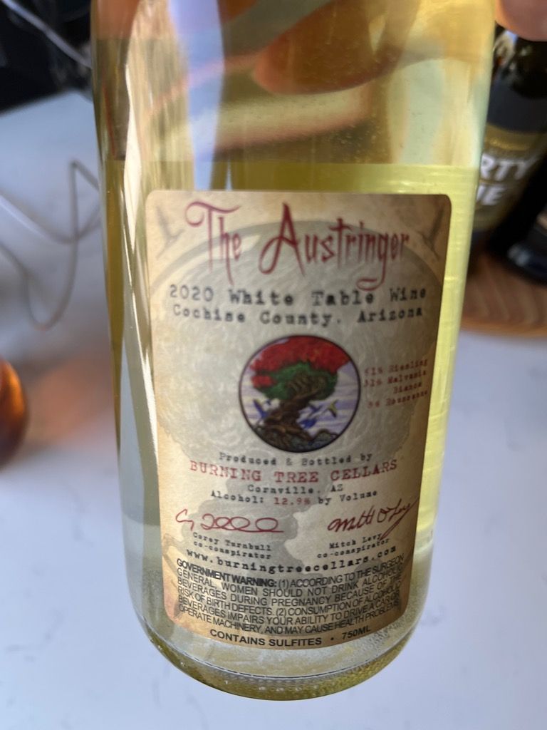 2020 Burning Tree Cellars Architect, USA, Arizona CellarTracker