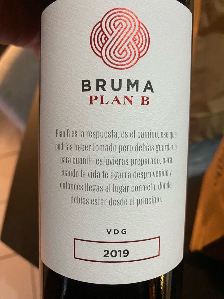 2019 Bruma Plan B Tinto, Mexico, Baja California, Valle De Guadalupe ...