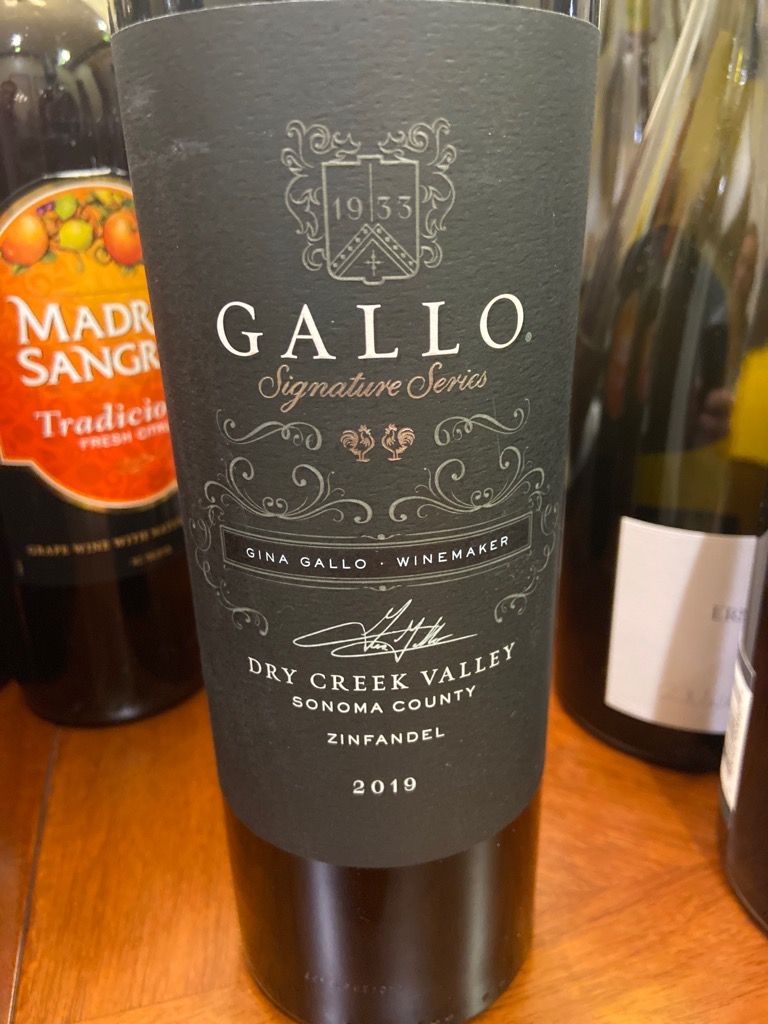 2019 Gallo Family Vineyards / Gallo of Sonoma Zinfandel Signature