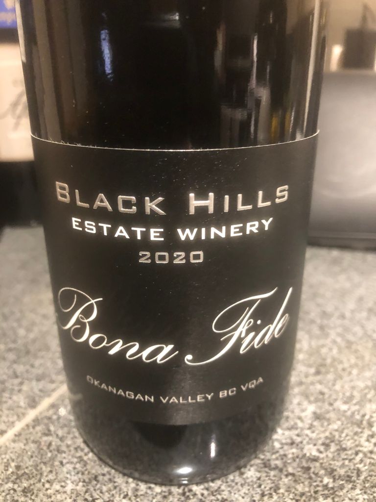 2022 Black Hills Estate Bona Fide - CellarTracker