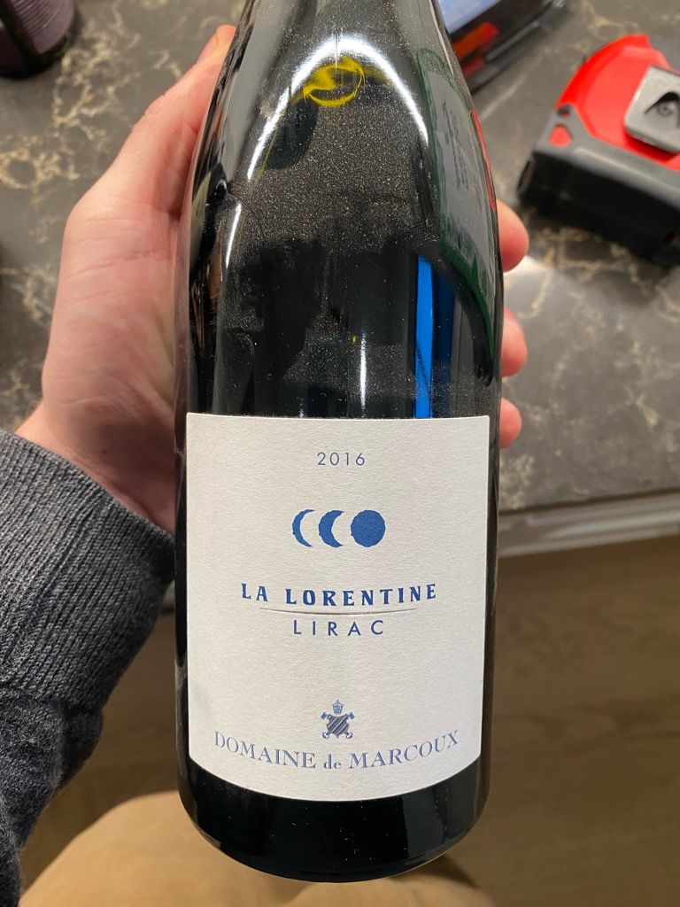 2016 Domaine de Marcoux Lirac La Lorentine, France, Rhône, Southern