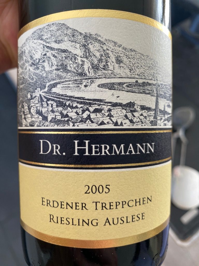 2005 Dr Hermann Erdener Treppchen Riesling Auslese Germany Mosel